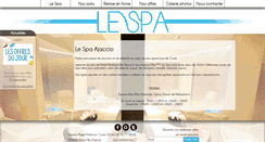 Desktop Screenshot of lespa-ajaccio.com