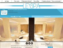 Tablet Screenshot of lespa-ajaccio.com